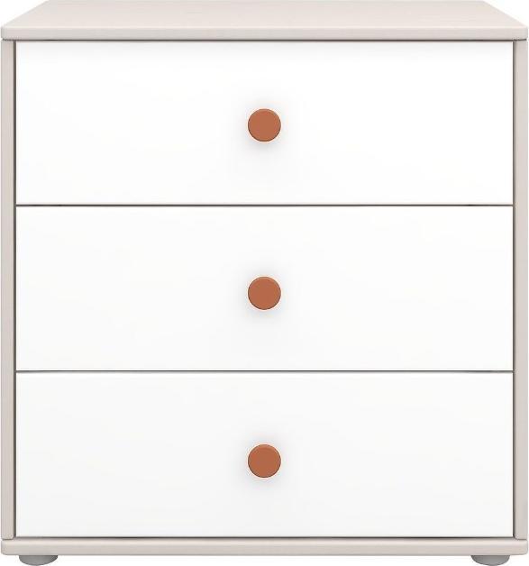 Image du produit Flexa Commode Classic avec 3 tiroirs (72 x 44.20 x 74.50 cm)