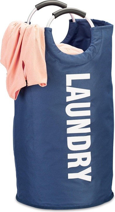 Actual product image Relaxdays Folding Laundry Hamper with Handles (60 l)