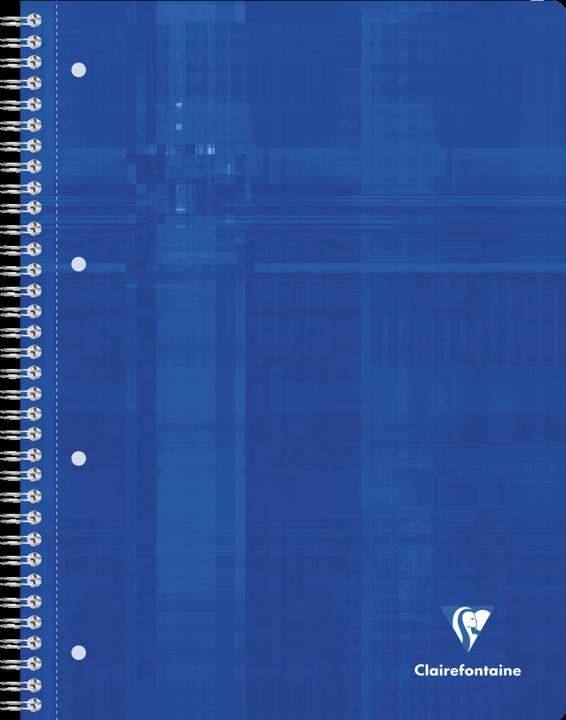 Image du produit Clairefontaine Carnet de notes du collège (A4+, Quadrillé, Couverture rigide)