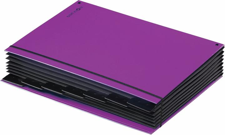 Actual product image Pagna Desk folder A4 Trend Purple, 7 compartments (A4, 1 x)
