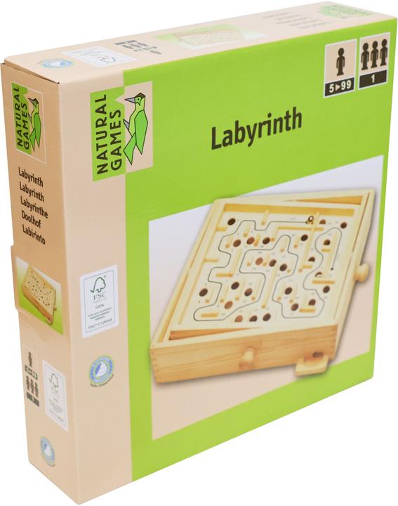 Actual product image Natural games Wood maze (German)