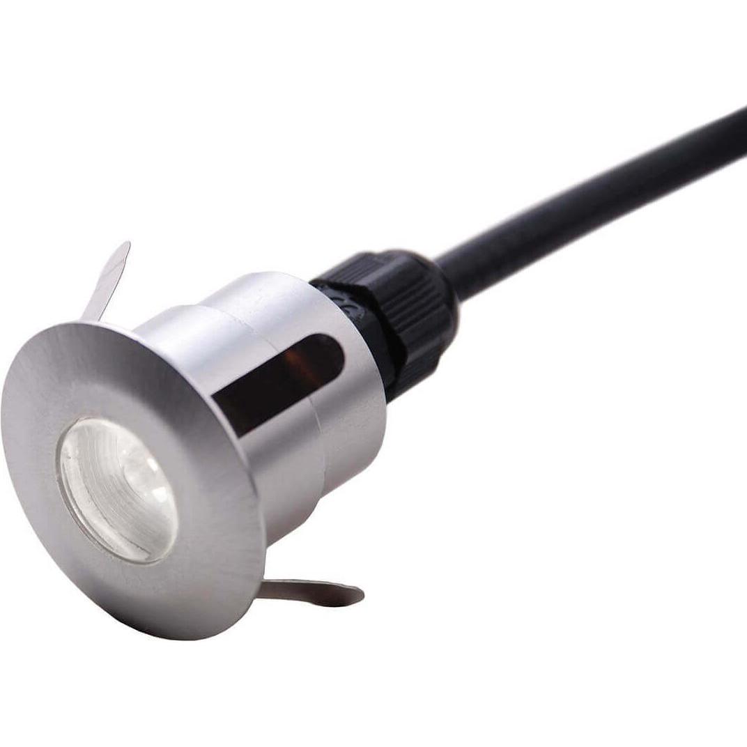 Elstead Lighting, Gartenbeleuchtung, Fusion LED Aussen-Stehleuchten Gebürstetes, bearbeitetes Aluminium IP65 (IP65)