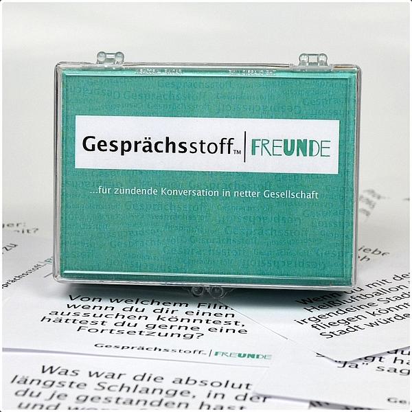 Produktbild Gesprächsstoff Freunde (Deutsch, 2 - 8 Spieler)