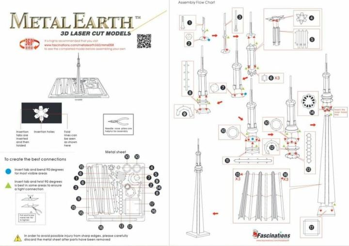 Produktbild Metal Earth CN Tower