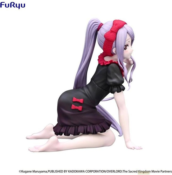Actual product image Furyu Overlord Noodle Stopper PVC Statue Shalltear Loungewear Ver. 9 cm