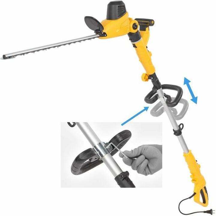 Actual product image Powerplus Hedge trimmer telescopic (Electrical connection)