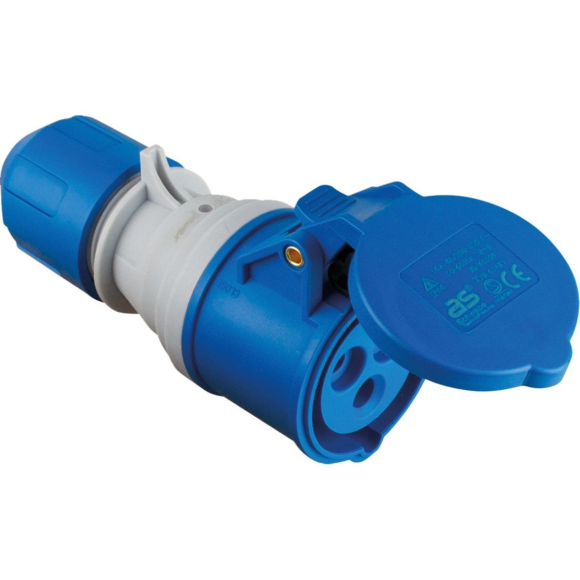 As - Schwabe, Spina + Connettore, Accoppiamento CEE (CEE 7/4)