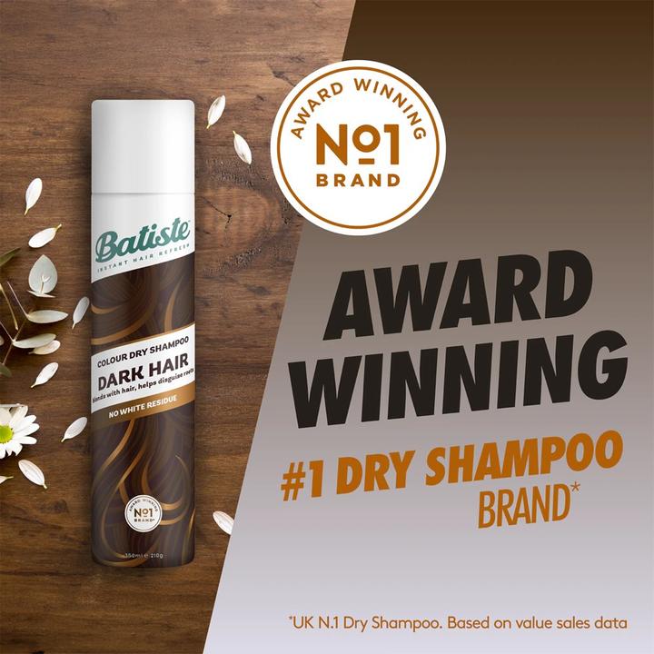 Immagine prodotto Batiste Capelli scuri (Shampoo secco, 350 ml)