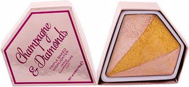 Makeup Revolution I Heart Makeup Triple Baked Highlighter (Champagne & Diamonds, Highlighter, Bronzer, 10 g)