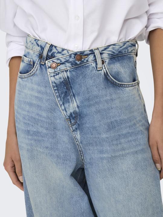 Produktbild Only Weiter Beinschnitt Mittlere Taille Jeans Weit geschnitten jeans (W30/L34)