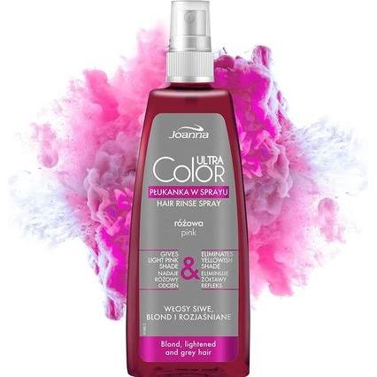 Joanna, Haarspray, Ultra Color System Hair Rinse Spray Pink Spray Rinse Giving Pink Shade Pink 150Ml (150 ml)