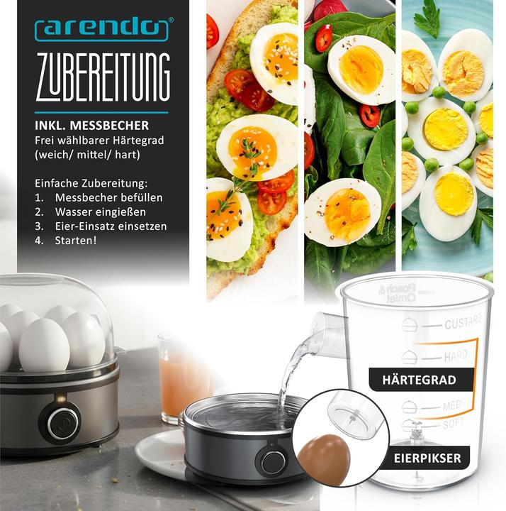 Produktbild Arendo Eierkocher für 7 Eier