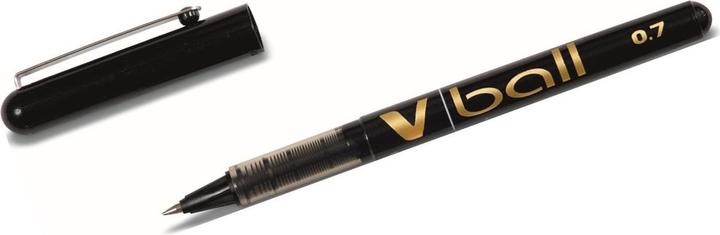 Pilot Roller V Ball VB7, noir (Noir, 1 x)