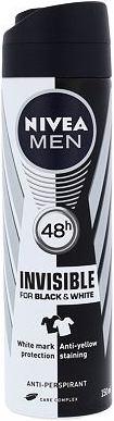 Nivea Men Uomini invisibili per bianco e nero 48h (Getto vaporizzato, 150 ml)