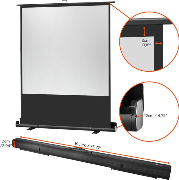 Actual product image Celexon Ultramobil Plus Professional (96", 1:1)