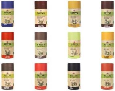 Image du produit Sattva Ayurveda Sattva - Teinture naturelle à base d'herbes pour les cheveux Natural H (Noir)