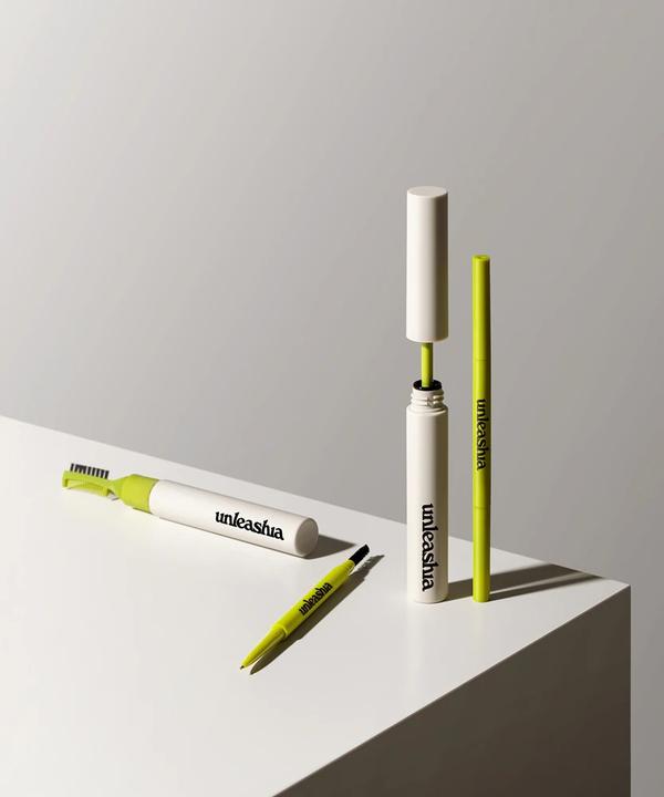 Productafbeelding Unleashia Shaper Wenkbrauw Fixer & Potlood Taupe Grijs (Taupe Grijs)