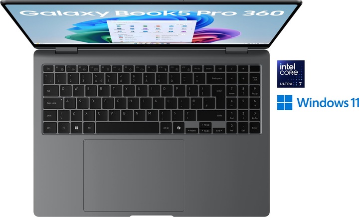 Produktbild Samsung Galaxy Book5 Pro 360 40,6cm (16 ) Ultra 7 32GB 1TB (15.98", 32 GB, 1000 GB, DE)
