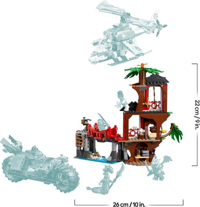 Actual product image LEGO Showdown am Baumhaus mit dem Ninja-Bike