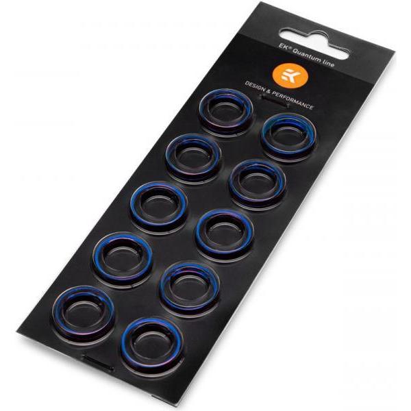 EKWB EK-Torque STC-13/10 Farbring - 10er Pack, Wasserkühlung Anschluss, Blau