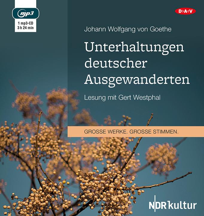 Produktbild Unterhaltungen deutscher Ausgewanderten (Johann Wolfgang von Goethe, Deutsch)