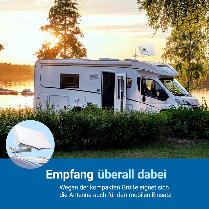 Produktbild Humax Mobile Flachantenne H40D2 Twin (Flachantenne)