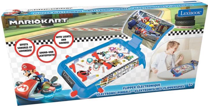 Immagine prodotto Lexibook Flipper elettronico Mario Kart con effetti luminosi e sonori (Tedesco, Francese, Italiano, Inglese)