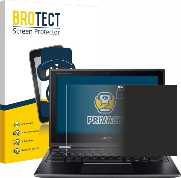 Produktbild BROTECT Sichtschutzfolie Anti-Spy Privacy Folie Blaulicht-Schutz (317.13")