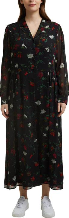 Produktbild Esprit Recycelt: Crinkle-Kleid mit Print (44)