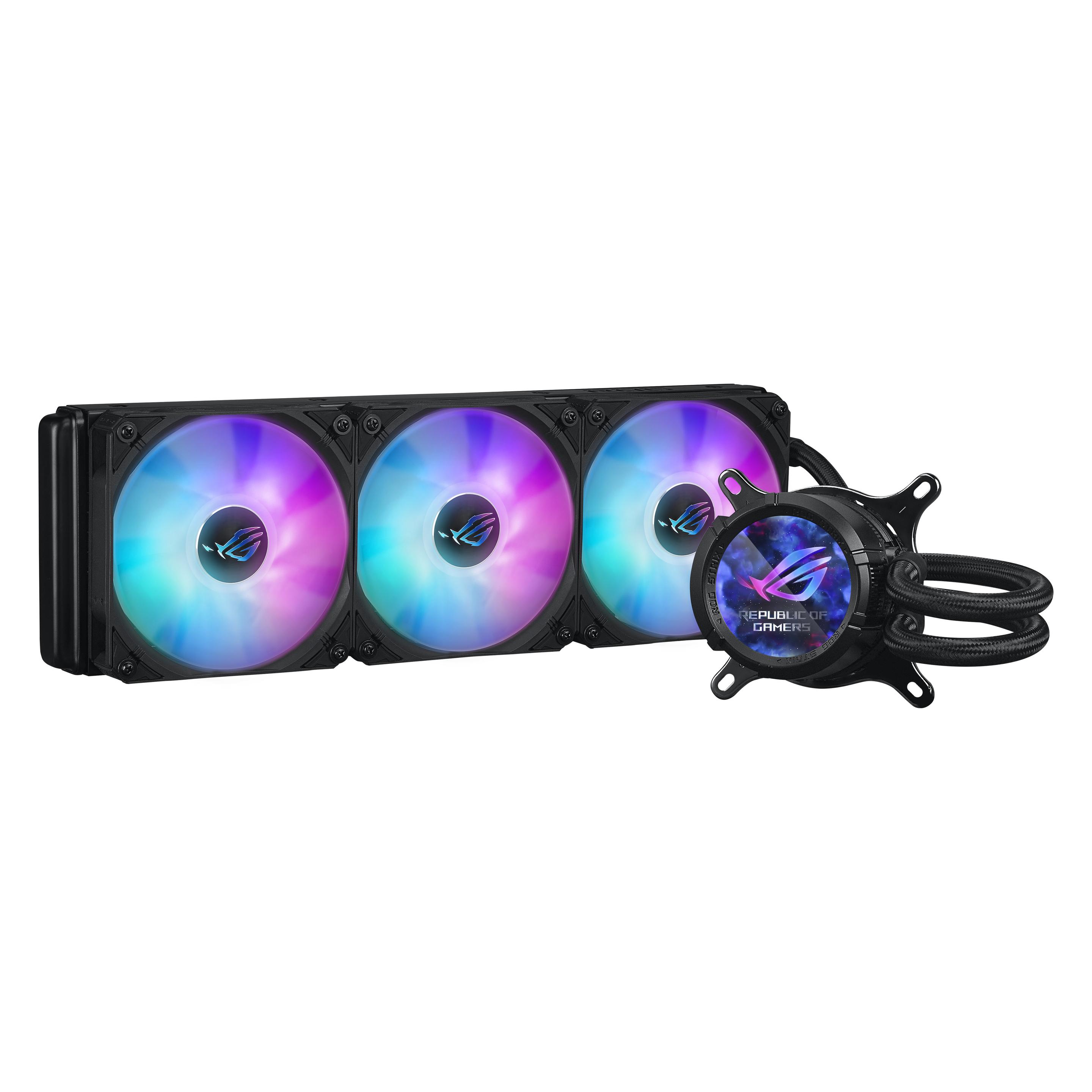 ASUS ROG STRIX LC III 360 ARGB LCD (schwarz), CPU Wasserkühler, Schwarz