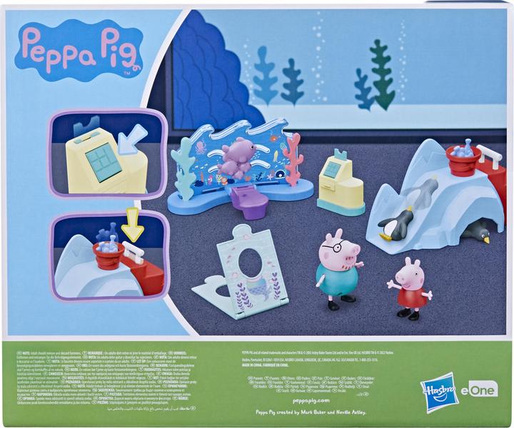 Actual product image Hasbro Peppa's Adventures Peppa at the Sea Museum, preschool toy with 4 figures and 4 accesso...