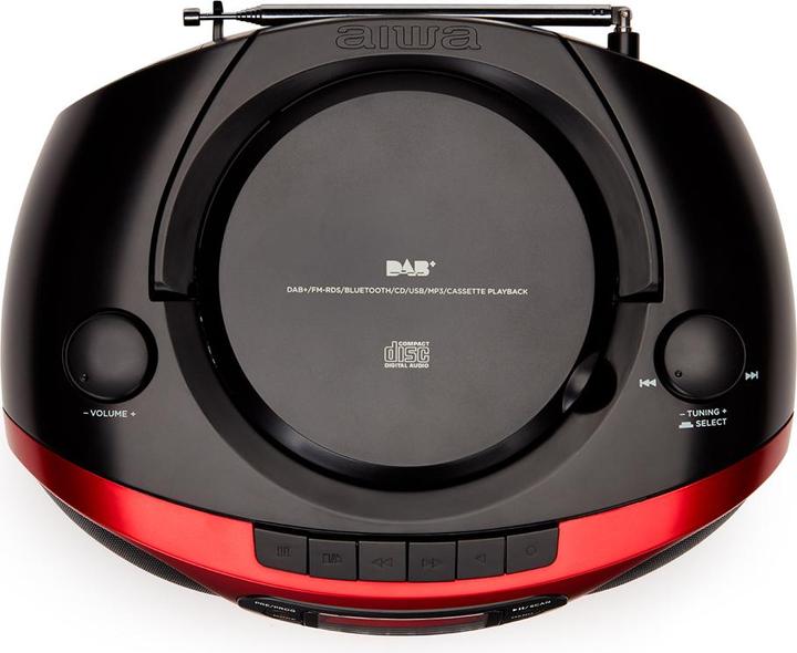 Produktbild Aiwa BBTC-660DAB/RD rot (DAB+, FM, Bluetooth)