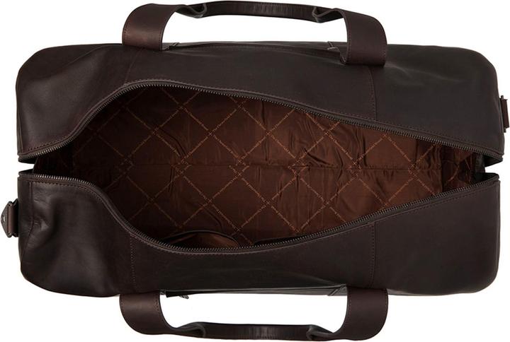 Actual product image The Vegan Cow Chesterfield Brand Leren Weekendtas Bruin Hudson (51.20 l)
