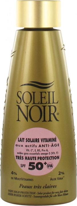 Immagine prodotto Soleil Noir Very High Protection Vitaminized Sun Milk SPF 50+ 150ml (Latte solare, SPF 50+, 150 ml)