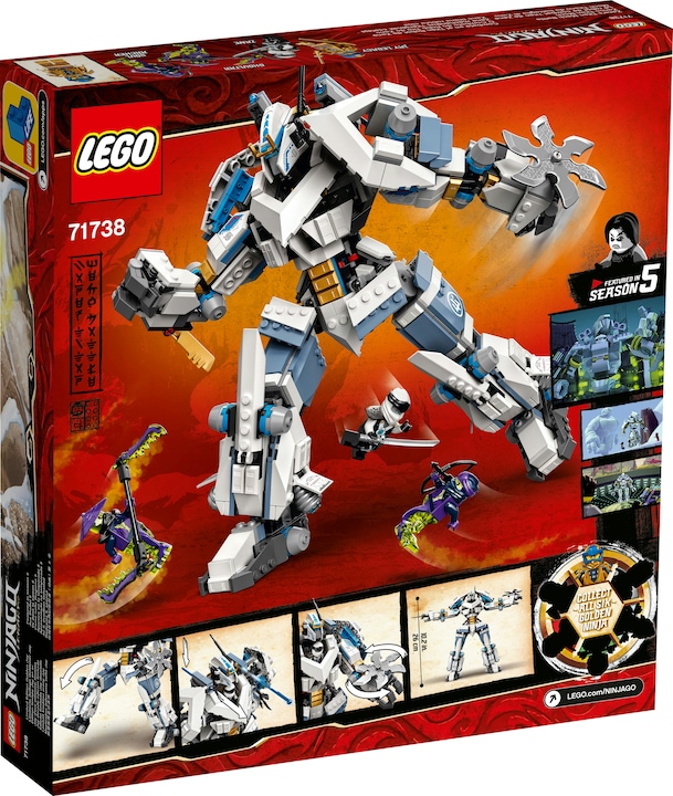 Actual product image LEGO Zane's Titan Mech (71738, LEGO Ninjago)
