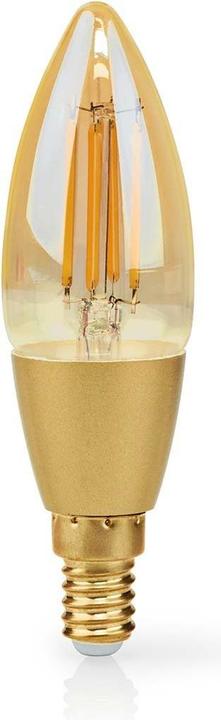 Produktbild Nedis WIFILRF10C37 Smartlife LED Filament Lampe WLAN E14 470 lm 4.9 W Warmweiss 1800 - 3000 K Glas A (E14, 470 lm, 1x)