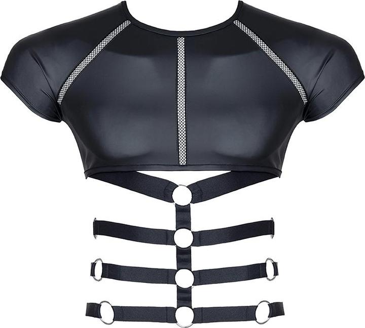 Actual product image Regnes Fetish Planet Wetlook Men's strappy t-shirt (XXL)
