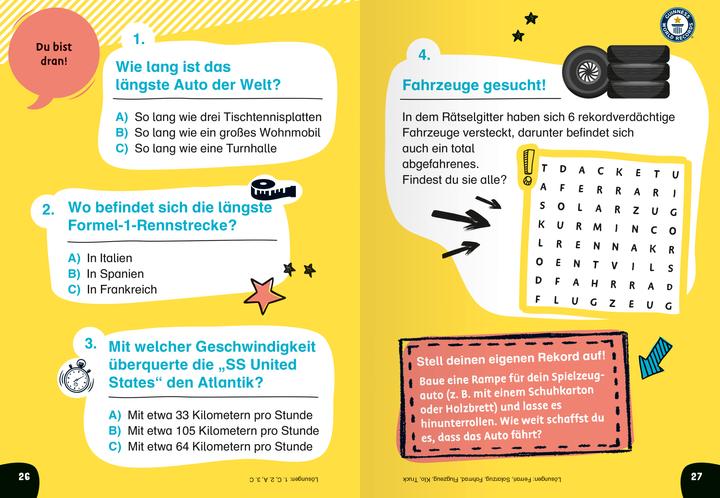Produktbild Ravensburger Guinness World Records - Die besten Rekorde für Erstleser (Rekordebuch zum Lesenlernen) (Deutsch)