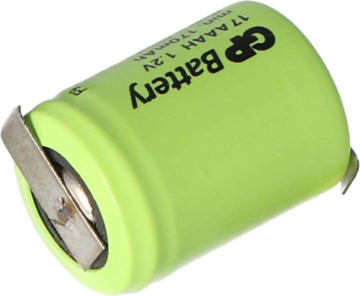 Actual product image AccuCell Akku KAN 1/3AAA Micro mit Lötfahne Z-Form (1 pcs., 1/3 AAA, 150 mAh, Battery + charger)