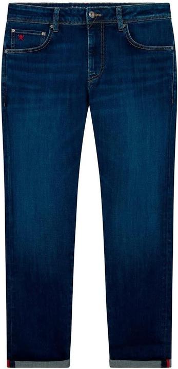 Image du produit Hackett Powerflex Denim, confort élastique et patch cuir (W28/L34)