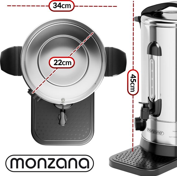 Image du produit Monzana Chaudière à vin chaud