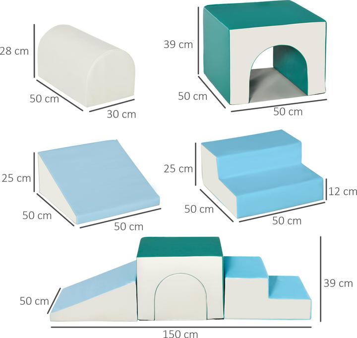 Produktbild Homcom 4er-Set Bausteine