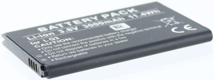 Produktbild AGI 31602 - Akku - LG - G3 16GB Titan - Schwarz - Lithium-Ion (Li-Ion) - 3000 mAh