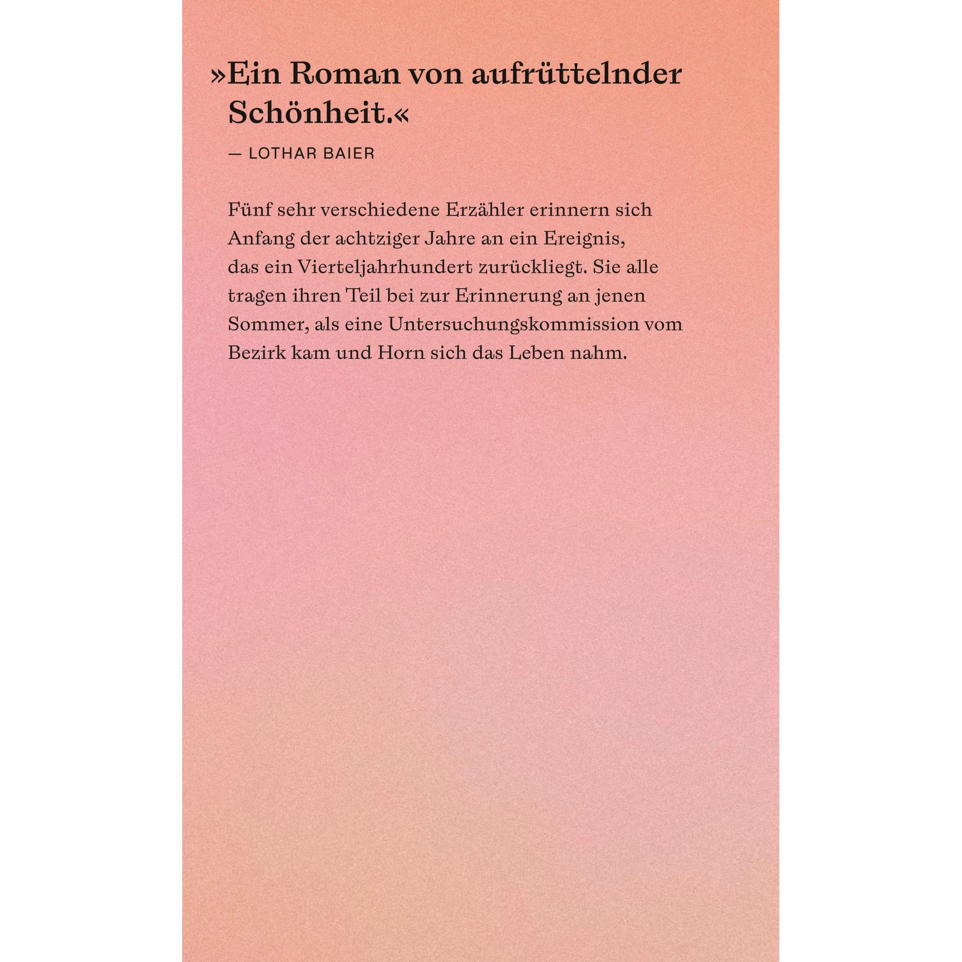 Thumbnail - Horns Ende, Belletristik von Christoph Hein