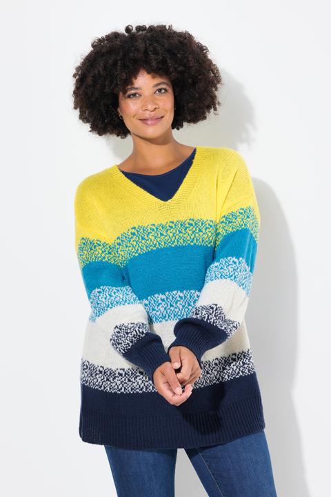 Produktbild Angel of Style Pullover, oversized, Colorbocking, Seitenschlitze (58)