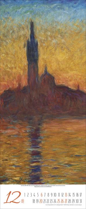 Produktbild Impressionisten 2026 (28.5 x 69 cm)