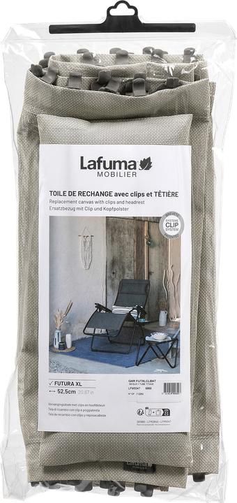 Image du produit Lafuma Futura Kit Toile de rechange XL Clip pour Relax Rsx XL - Rsxa XL- Rsxa Clip XL - Futura XL