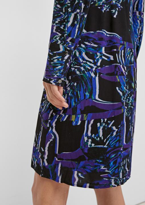 Image du produit Comma Kleid Midikleid mit Allover-Muster (36)