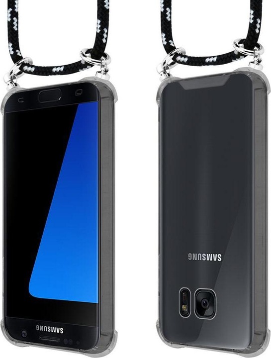 Produktbild Cadorabo TPU Handy Kette SILBER Cover