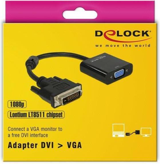 Actual product image Delock DVI to (VGA, 16 cm)